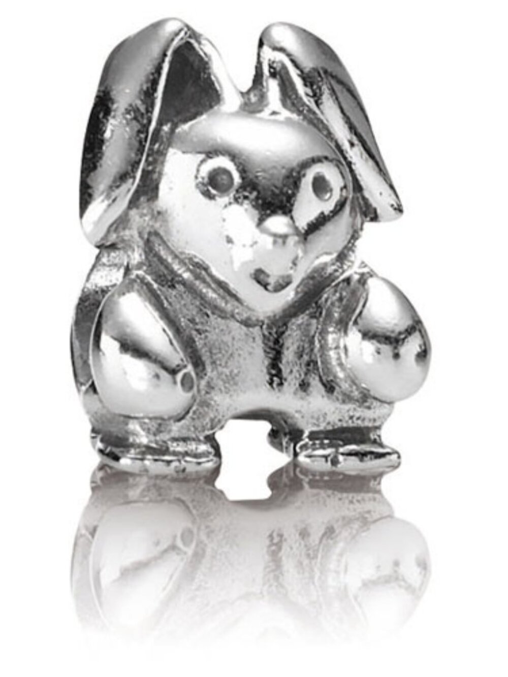 PANDORA Rabbit Charm Authentic Sterling Silver Animal Bunny Spring Easter - Picture 13 of 13